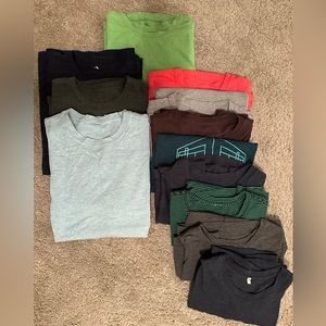 Lot of 6 Lululemon T-Shirts 5 Year Basic Style